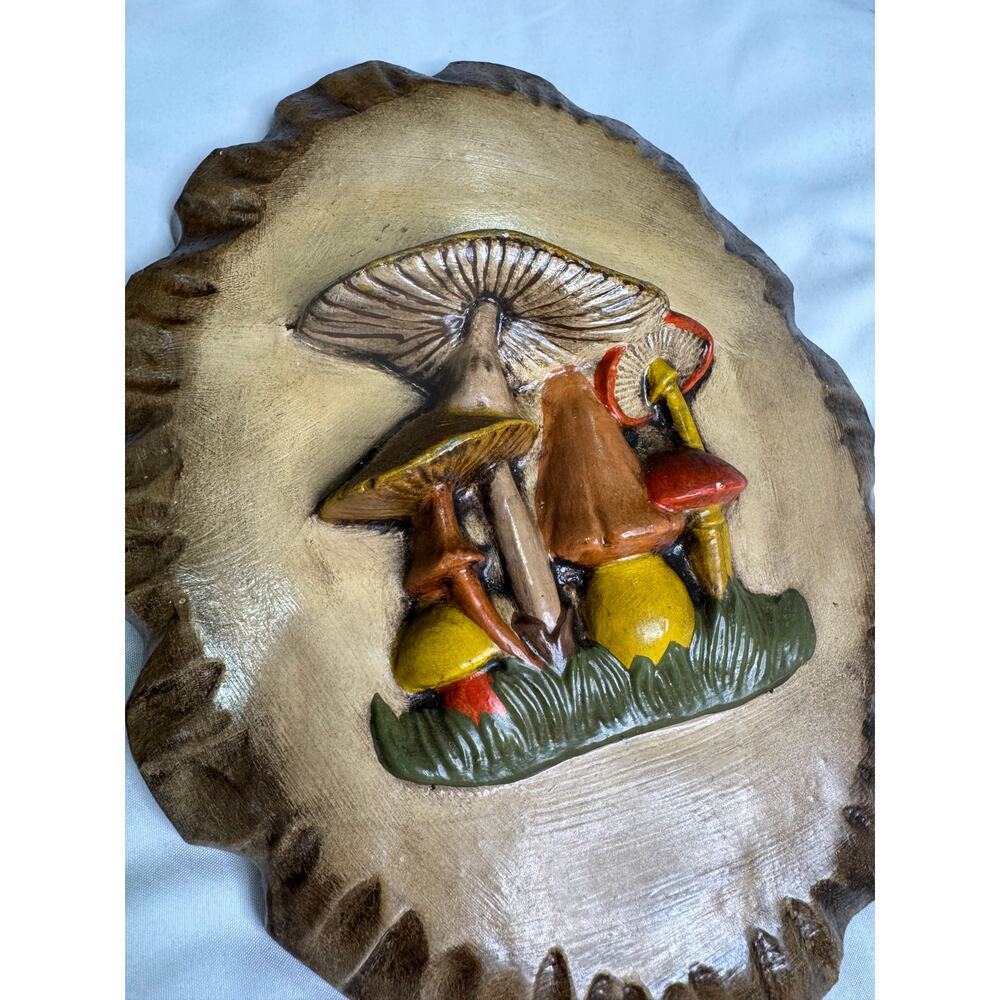Vintage Ceramic Mushroom Wall Plaques - Picture 8 of 15